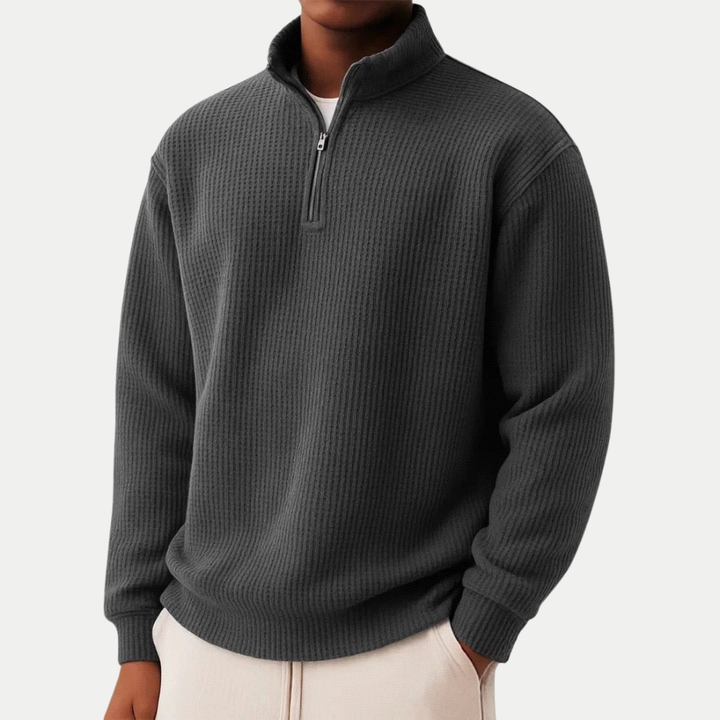 Harrison - Premium Quarter-Zip Sweater