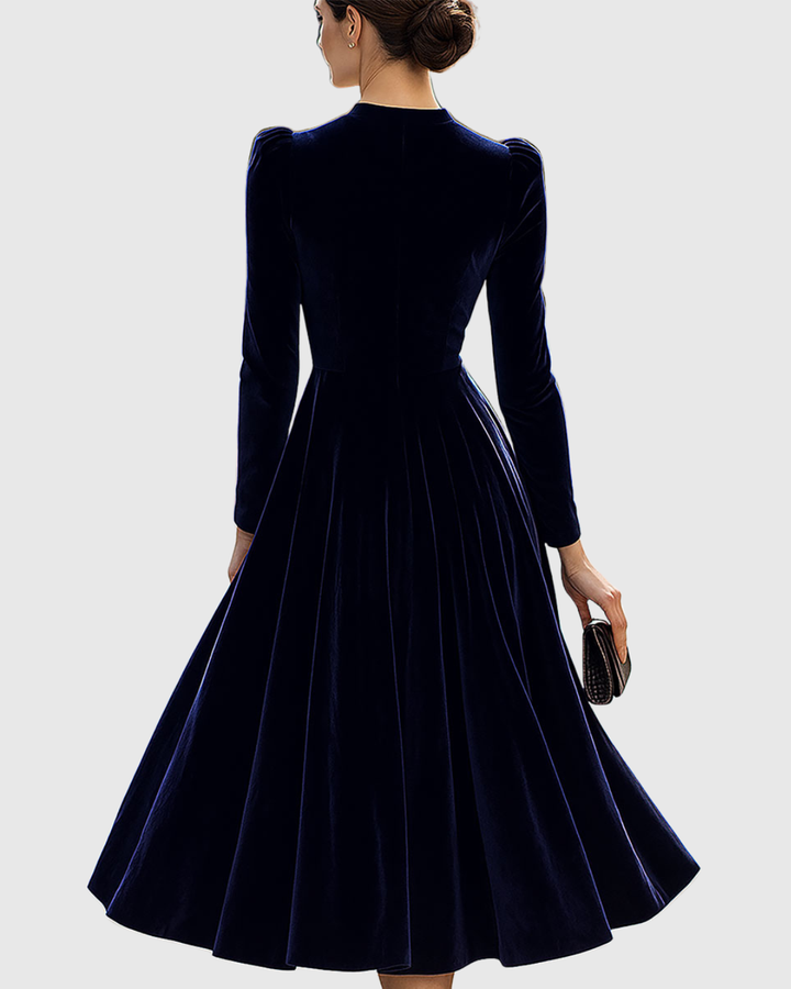 Sibella | Velvet Midi Dress