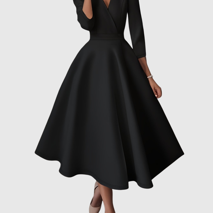 Avelie | High-Waisted Midi Dress