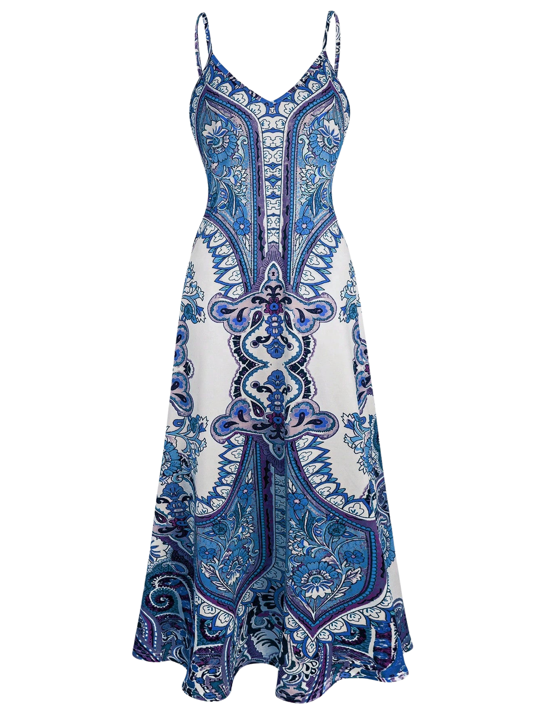 Ottilie | Boho Floral Sleeveless Dress