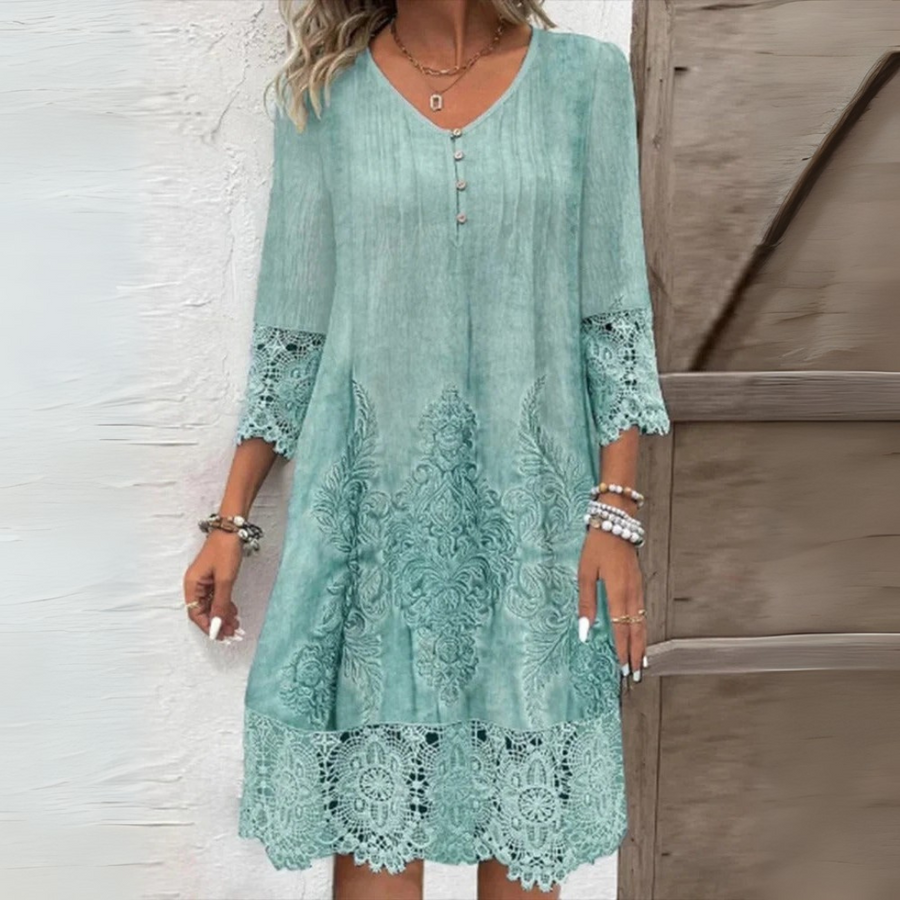 Mikayla | Elegant Lace A-Line Dress
