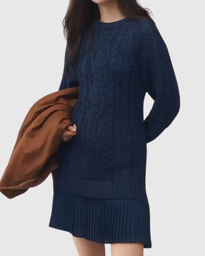 Eira | Cable Knit Sweater Dress