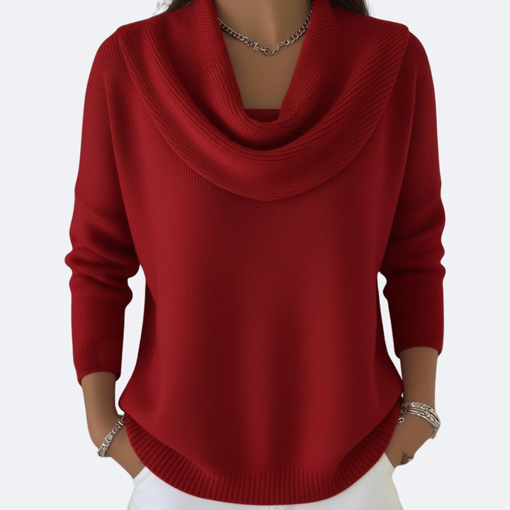 Giulia | Cozy Ruffle-Neck Sweater