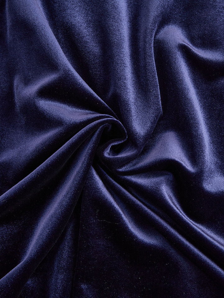 Sibella | Velvet Long-Sleeve Midi Dress