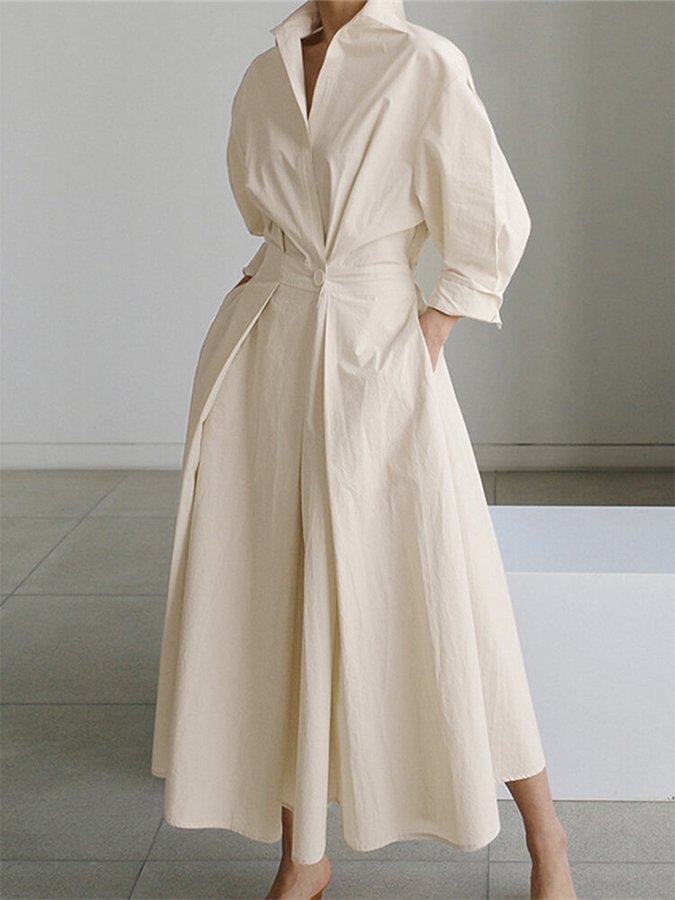 Izumi - Grace Shirt Maxi Dress
