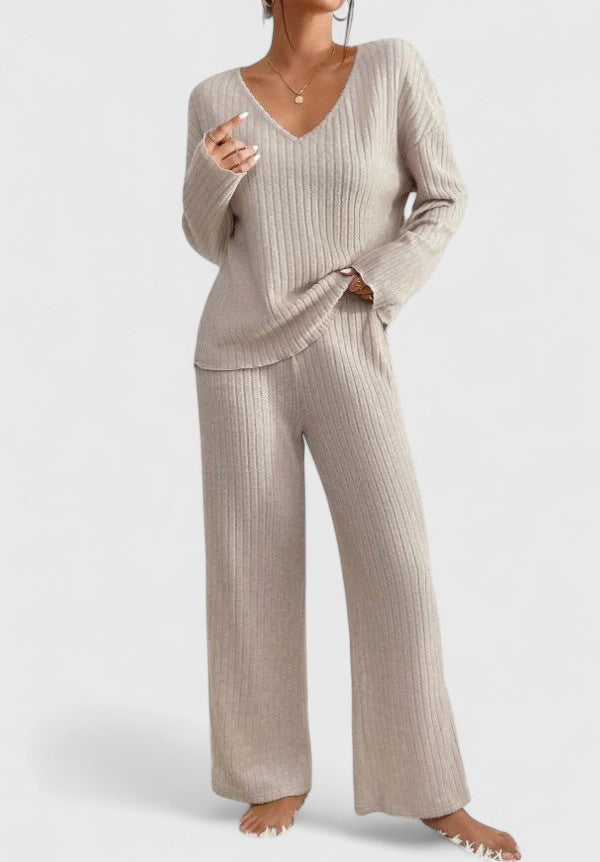 Addison - Ribbed Knit Lounge Set