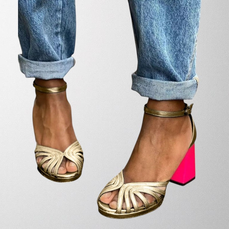 Valora | Statement Block Heel Sandals
