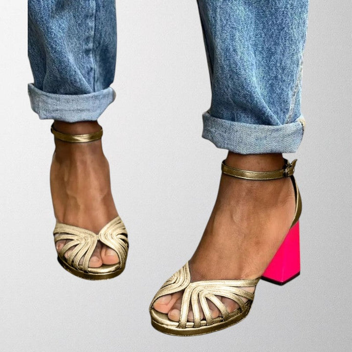 Valora | Statement Block Heel Sandals