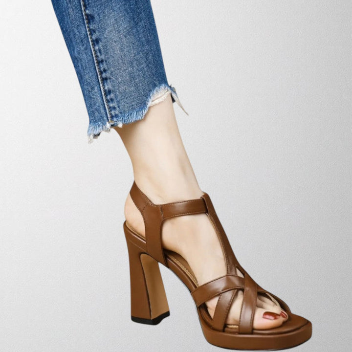 Elowen | Elegant Block Heel Sandals