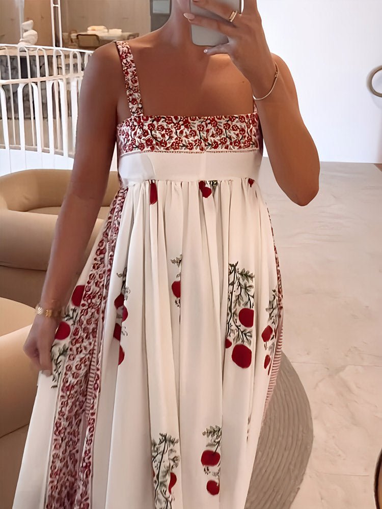 Kate | Chic Square Neck Maxi Dress