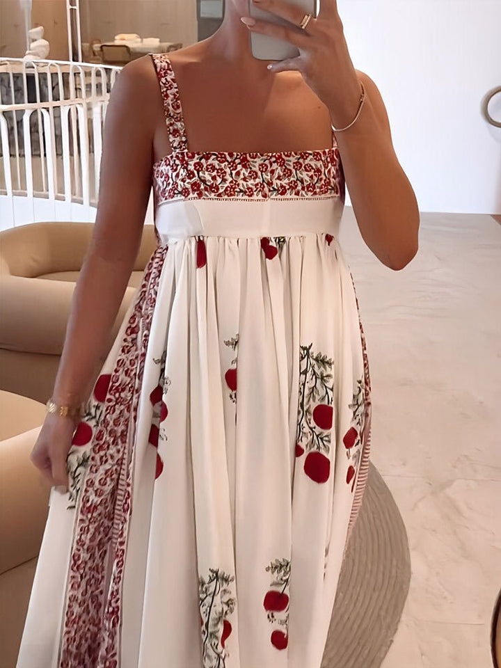 Kate | Chic Square Neck Maxi Dress