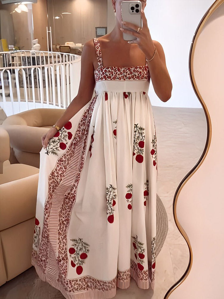 Kate | Chic Square Neck Maxi Dress