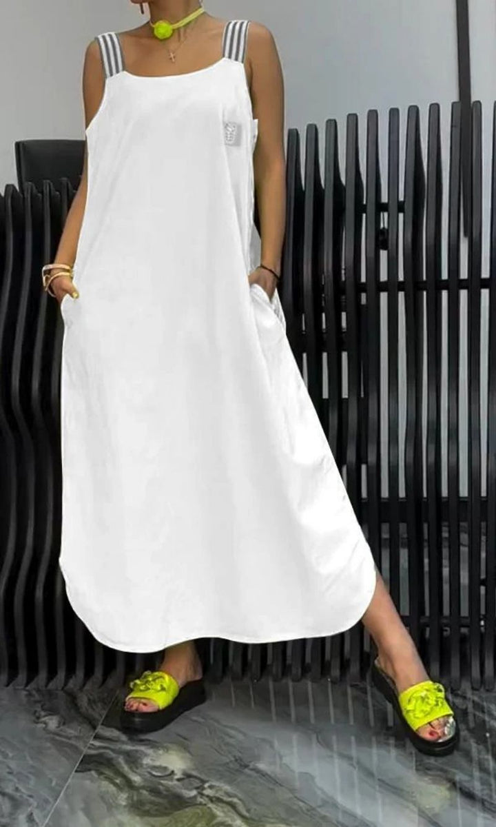 Jane | Striped Strap Summer Dress