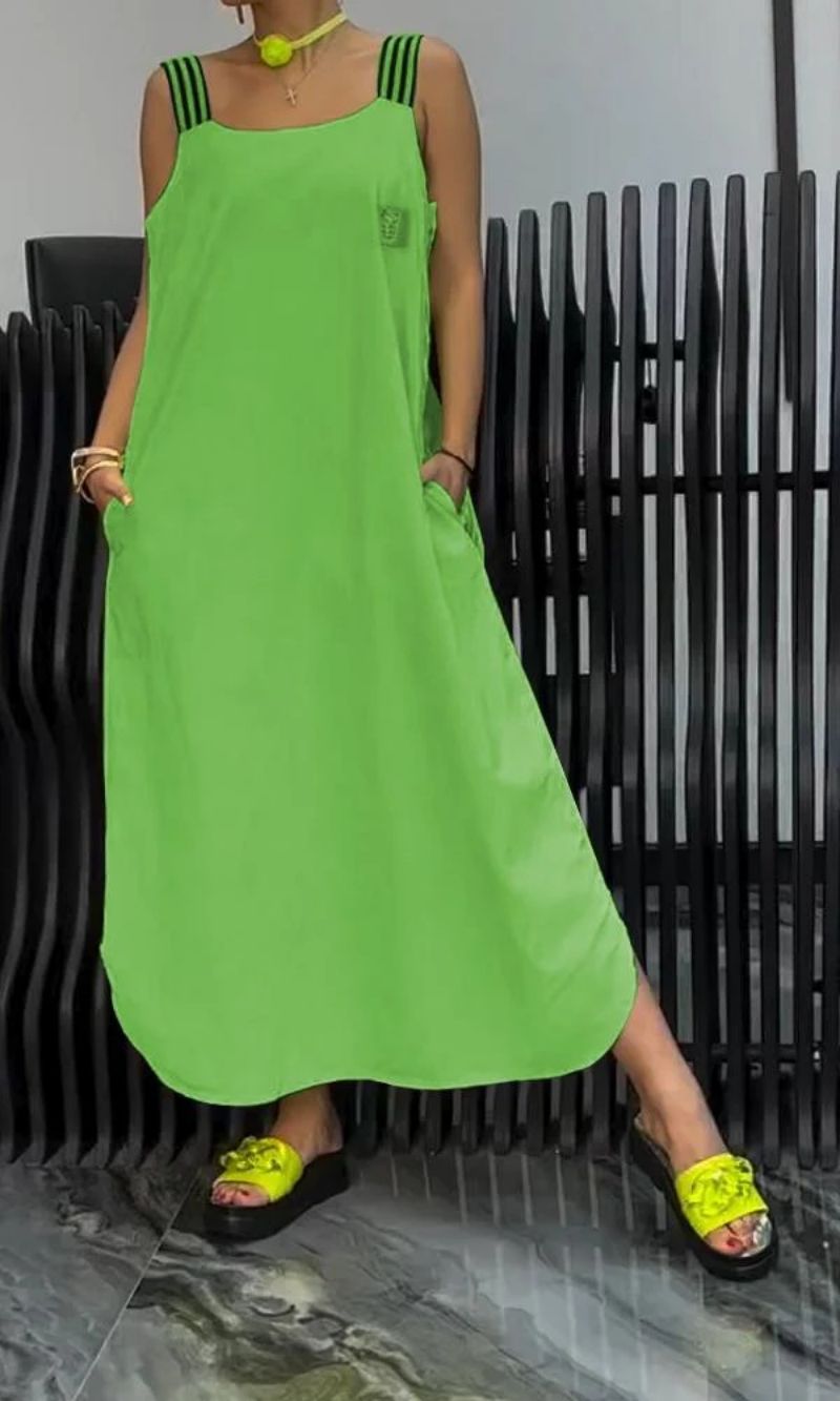 Jane | Striped Strap Summer Dress