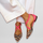 Fern | Zebra Strap Ballerinas