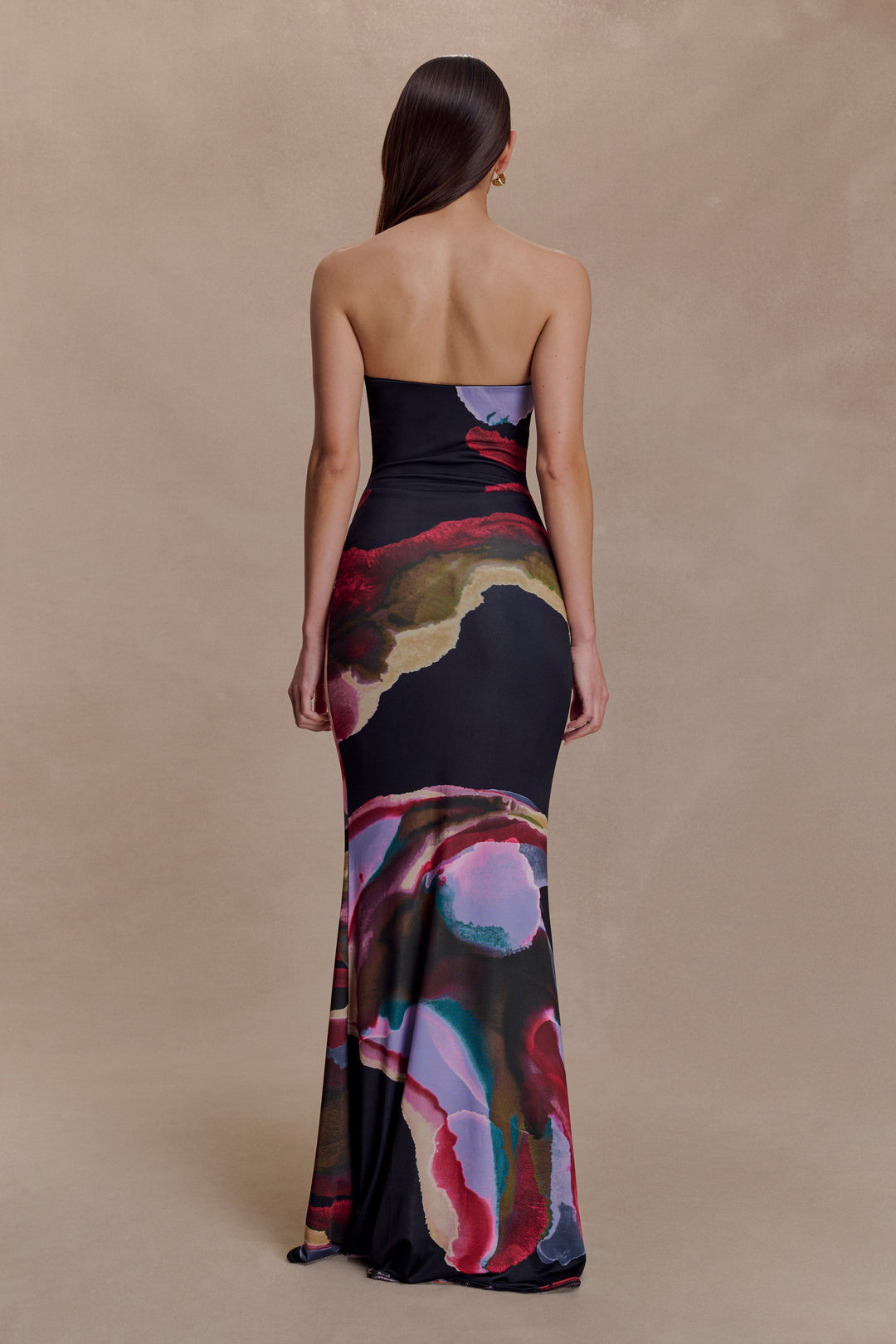 Madison | Slinky Maxi Dress - MultiColoured