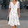 Lane | Elegant Lace Sleeve Midi Dress