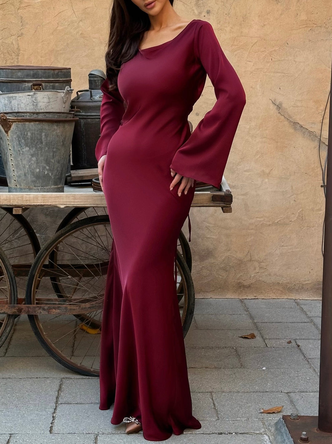 Anika | Long Sleeve Maxi Dress
