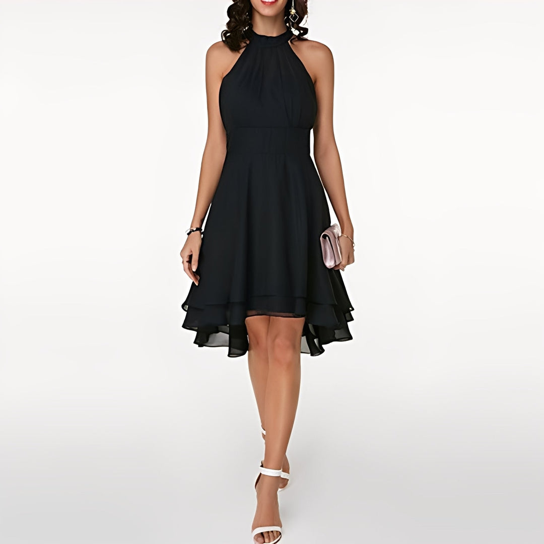 Melissa - Chiffon Halter Dress