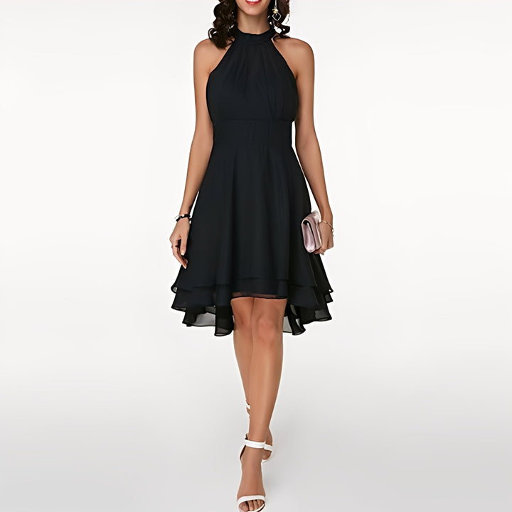 Melissa - Chiffon Halter Dress