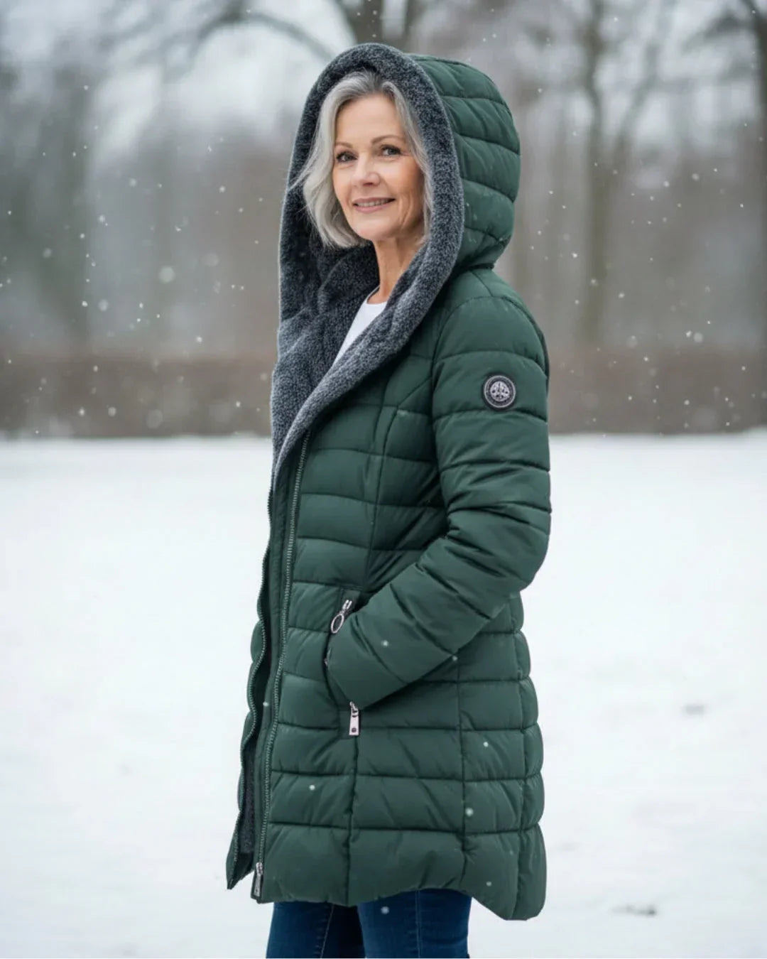 Olivia | Winter jacket with a warm hood