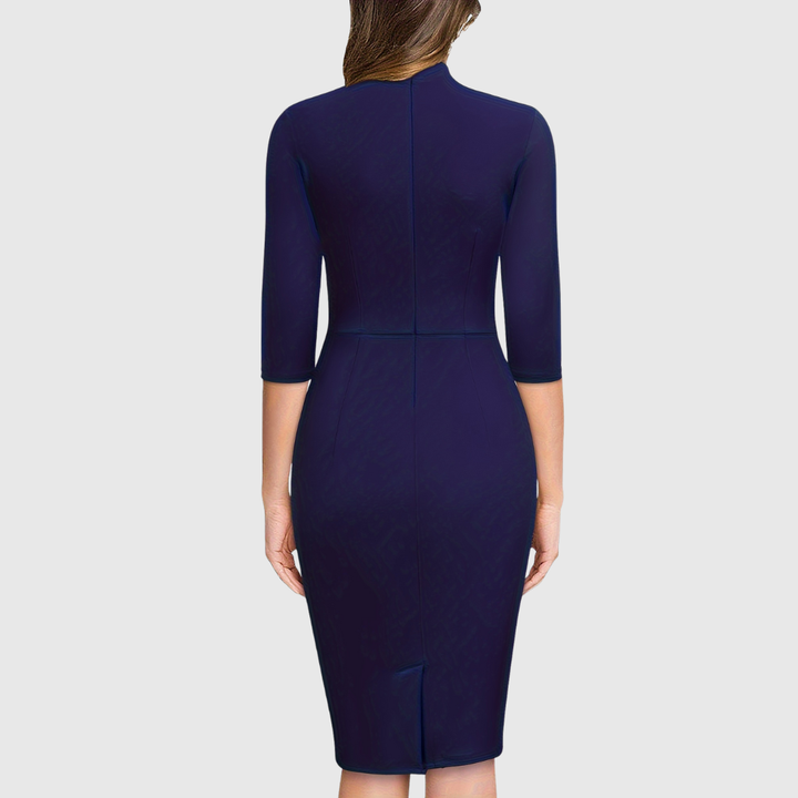 Hariethe | Tie-Neck Sheath Dress