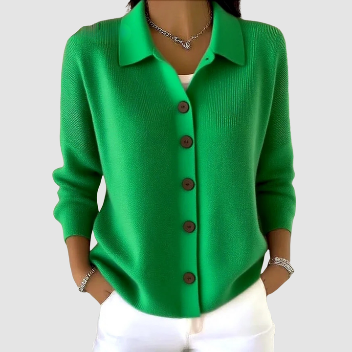 Elodie - Knitted Cardigan With Buttons