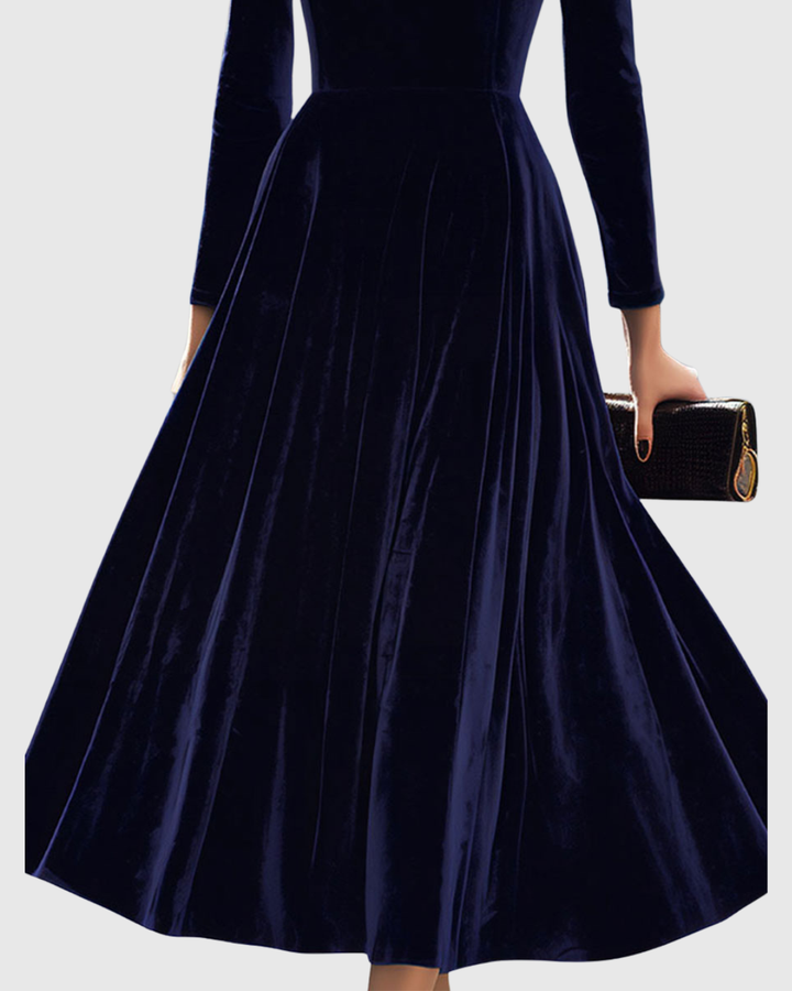 Sibella | Velvet Midi Dress