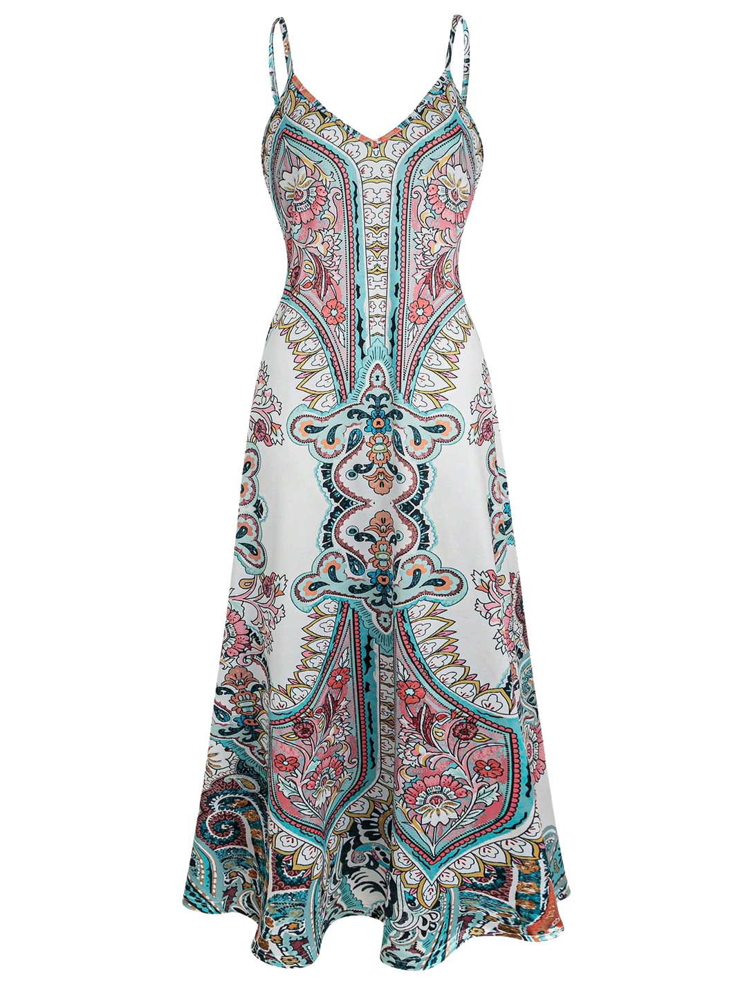 Ottilie | Boho Floral Sleeveless Dress