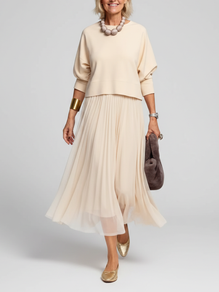 Zanelia | Tulle Sweater Dress