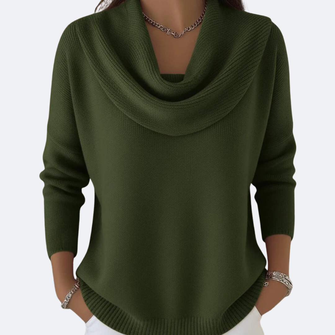 Giulia | Cozy Ruffle-Neck Sweater