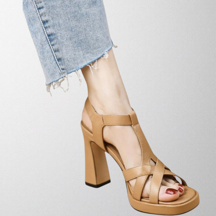 Elowen | Elegant Block Heel Sandals