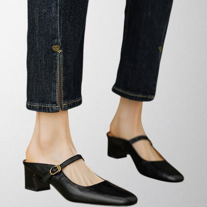Olivia | Square Toe Mary Jane Shoes