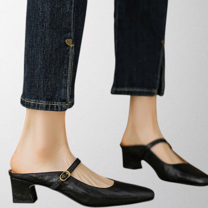 Olivia | Square Toe Mary Jane Shoes