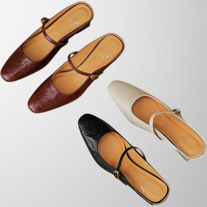 Olivia | Square Toe Mary Jane Shoes