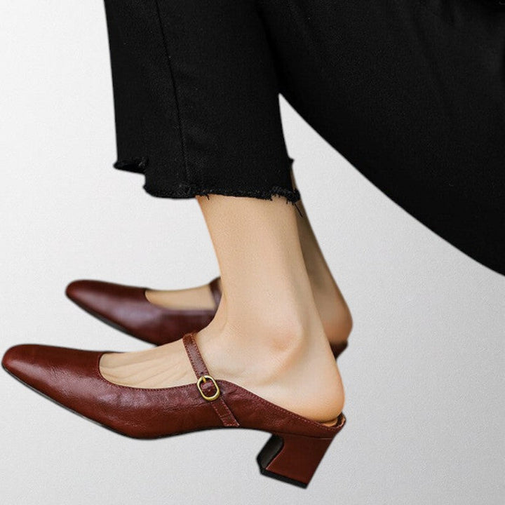 Olivia | Square Toe Mary Jane Shoes