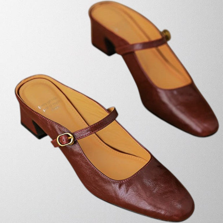 Olivia | Square Toe Mary Jane Shoes
