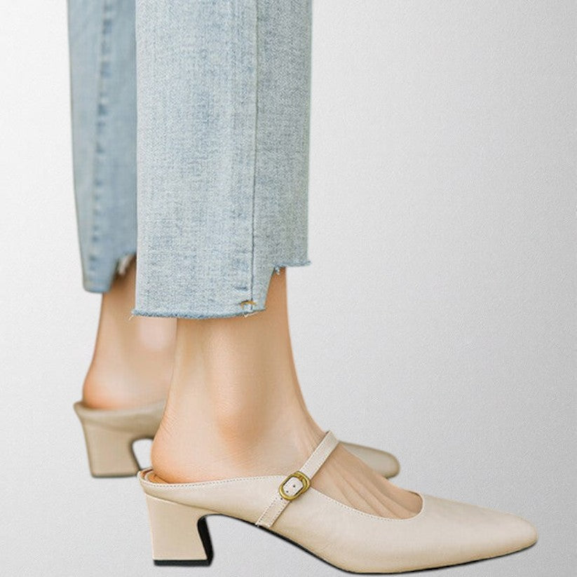 Olivia | Square Toe Mary Jane Shoes
