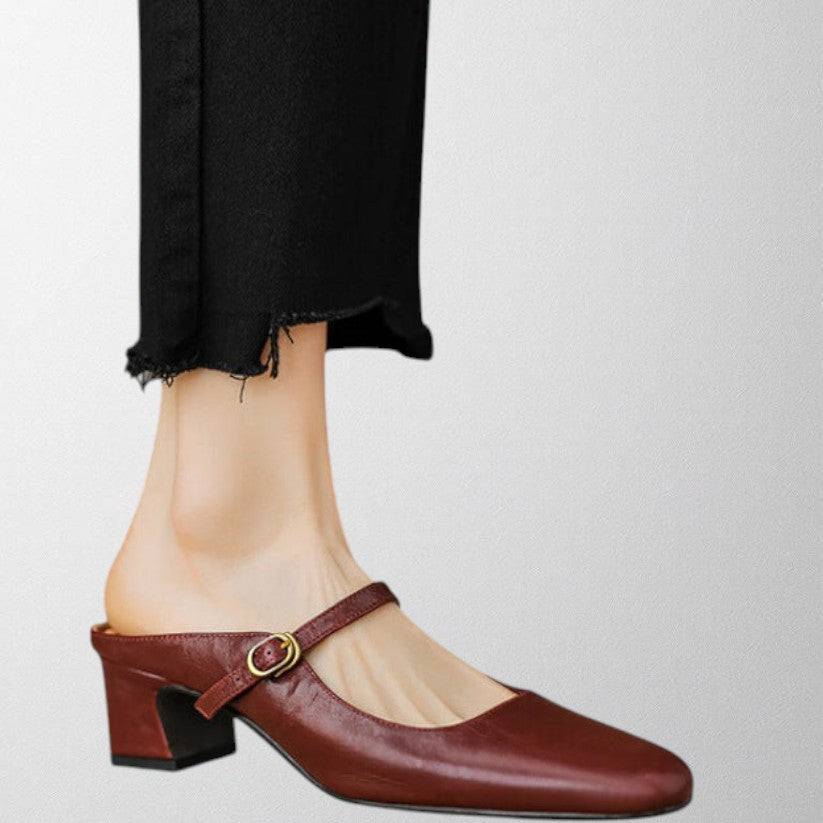 Olivia | Square Toe Mary Jane Shoes