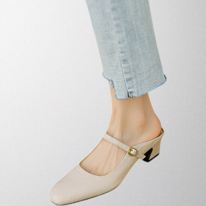 Olivia | Square Toe Mary Jane Shoes