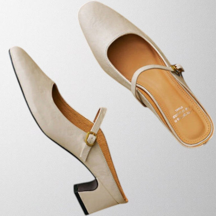 Olivia | Square Toe Mary Jane Shoes