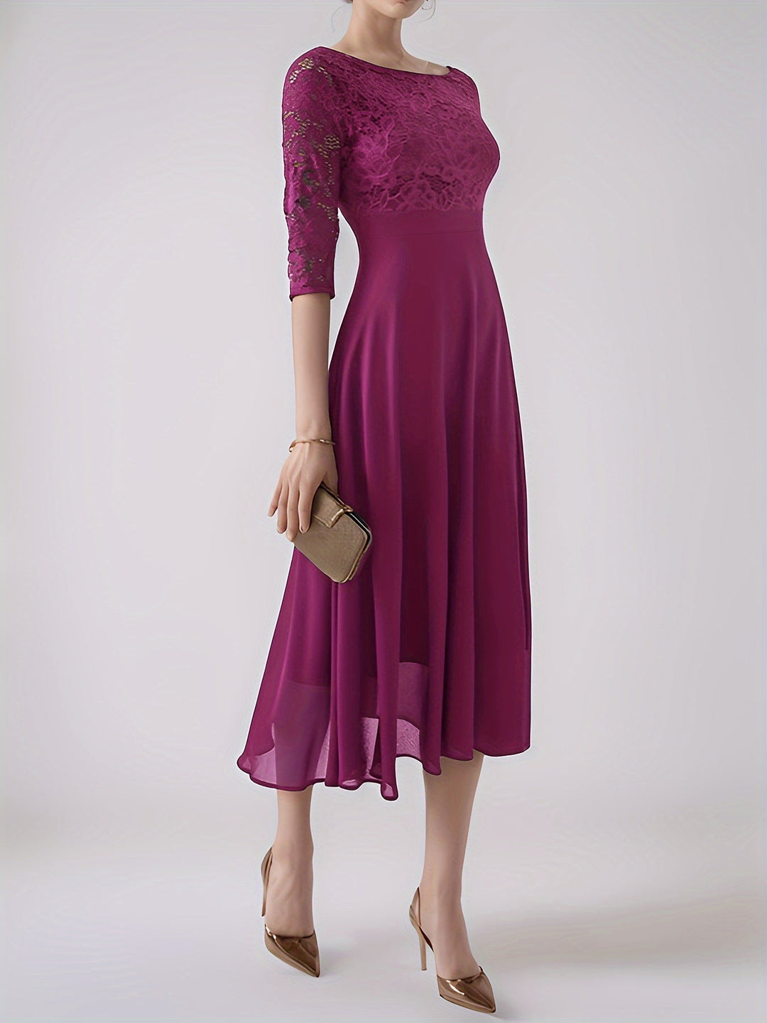 Claara | Elegant Chiffon Evening Gown