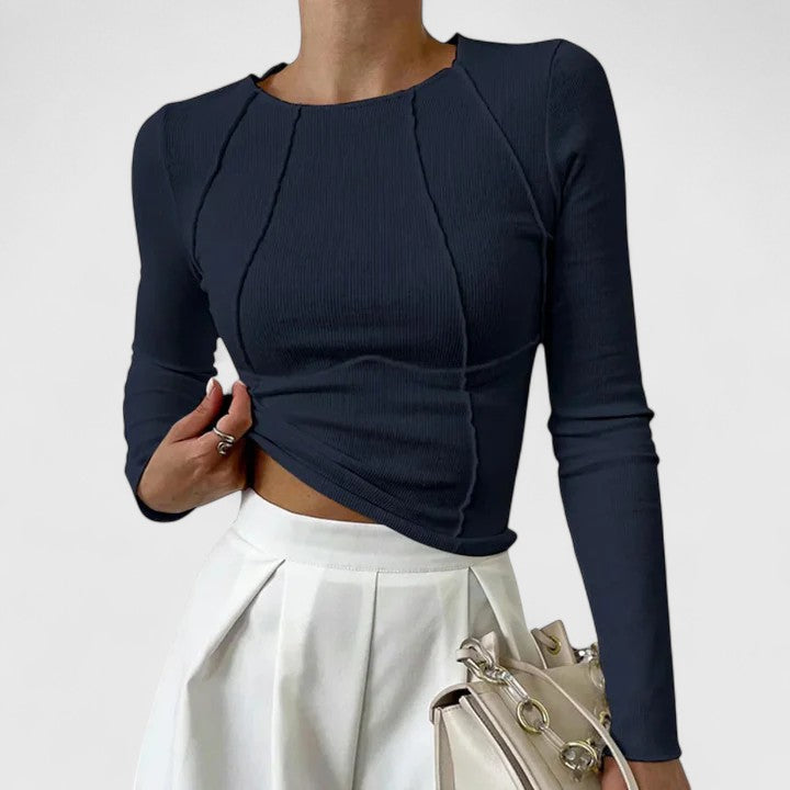 Rozminda | Elegant Long Sleeve Top