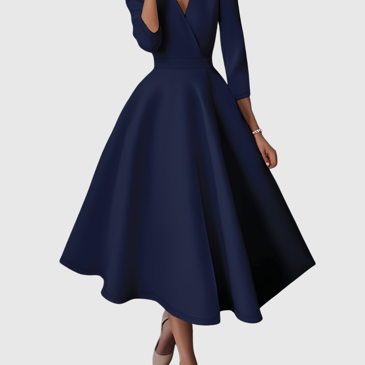 Avelie | High-Waisted Midi Dress