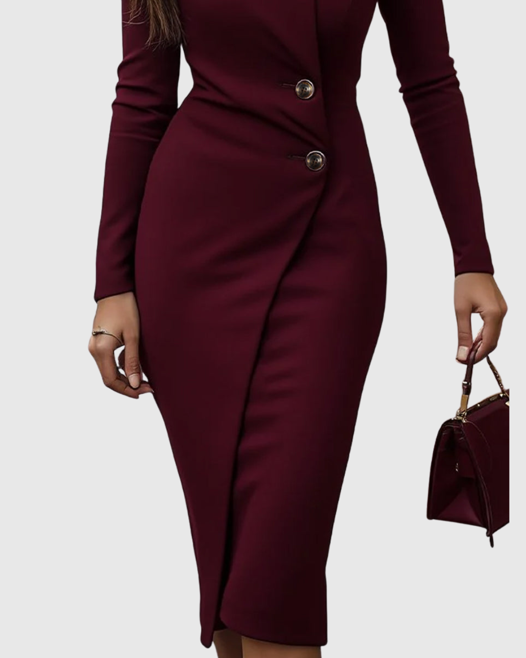 Luned | Wrap Midi Dress