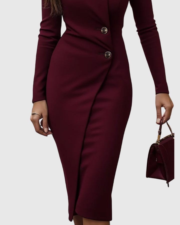 Luned | Wrap Midi Dress