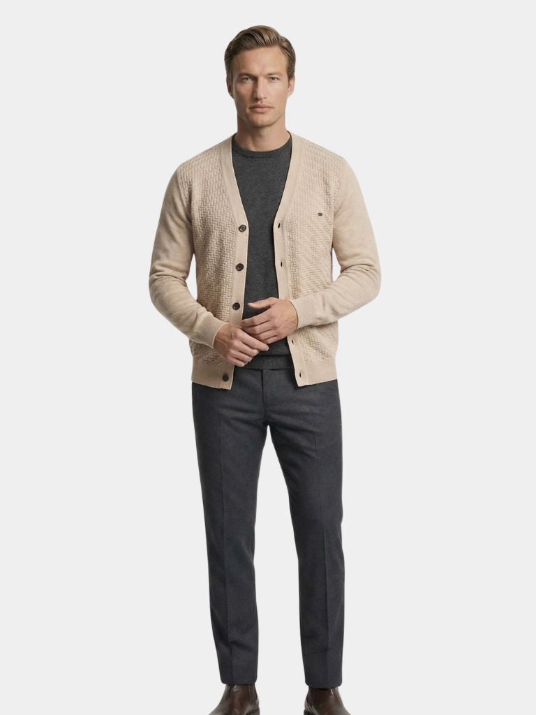 Crestford | V-Neck Knitwear Cardigan