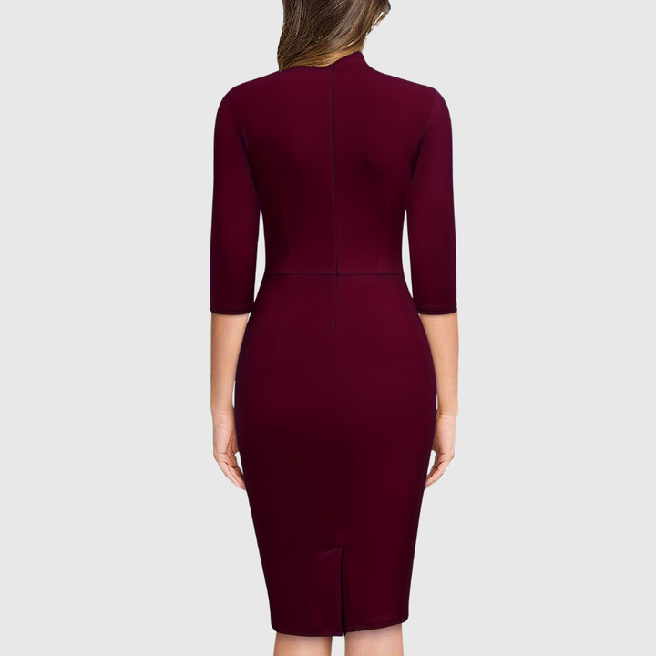 Hariethe | Tie-Neck Sheath Dress