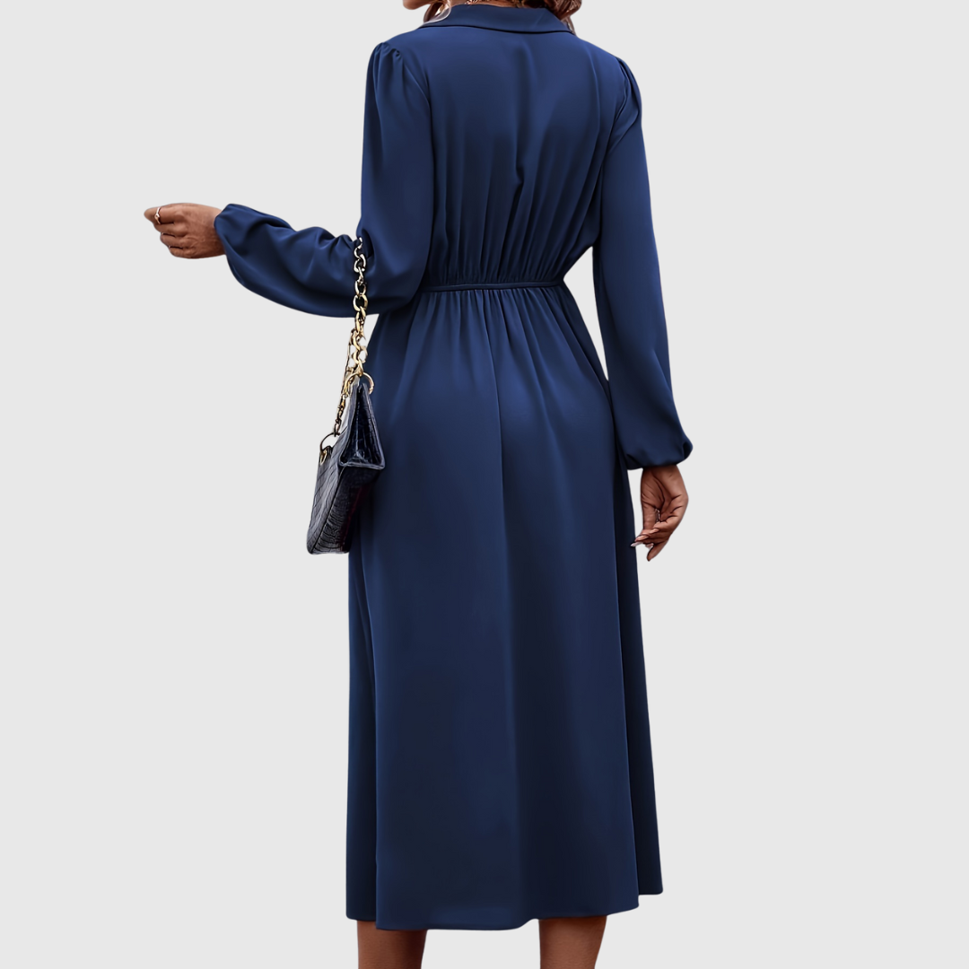 Islanna | Twist Front Midi Dress
