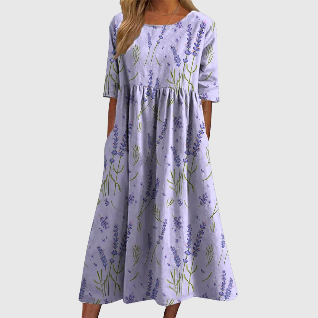 Calira | Relaxed Floral Midi Dress
